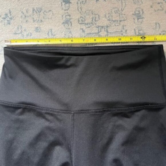 🧡 3/15 Reebok Black Cropped Leggings Women's M - Picture 4 of 9